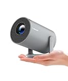 Mini Beamer 4K Unterstützt Android 11, Smart Projector 5G WiFi 6 BT 5.4, Mini Projektor...