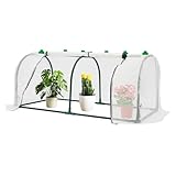 Kleines Gewächshaus Foliengewächshaus für Balkon, Garten, Tomatengewächshaus mit...