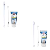 TRIXIE Zahnpflege-Set für Katzen | Doppelpack | 2 x 50 g | Zur Zahnpflege bei...