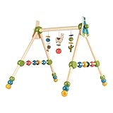 solini Spieltrapez Lama, höhenverstellbar, Spielbogen für Babys, bunte Tiere,...