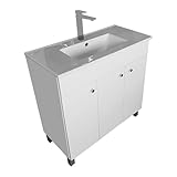 paplinskimoebel Waschbecken mit Unterschrank 80 cm Breit | Badezimmerschrank IGA Sink |...