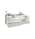 PARISOT 2338-ENSE Einzelbett Sleep 1 90x200 CM B/H/T Ca. 203x82x113 CM In Weiss