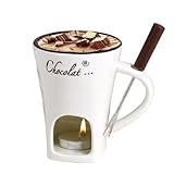 Schokofondue Tasse, 200ml Keramik Schokoladenfondue Tasse, Schokoladen Fondue...