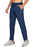 NORTHYARD Herren Trainingshose Winter Thermo Laufhose Fleece Gefütterte...