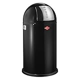 Wesco 175 831 Pushboy Abfallsammler 50 Liter Mint 40 x 40 x 75.5cm (L/B/H), Edelstahl,...