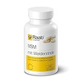 Raab Vitalfood MSM mit Weidenrinde, hochwertigen Weidenrindenextrakt mit...