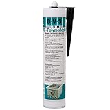 DVS MS Polymerkleber schwarz 310ml in DIN Kartusche | Spezial Reparatur Dichtmasse |...