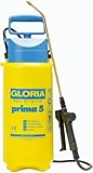 GLORIA Drucksprüher prima 5 | Gartenspritze/Sprühgerät für den Pflanzenschutz | 5 L...