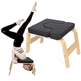 REDCAMP Yoga kopfstandhocker, Yoga Inversion Bank mit Holzrahmen und PU Pads, Entlasten...