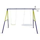 CCLIFE Schaukelgestell Outdoor 200 kg Schaukelgerüst für Nestschaukel Kinderschaukel,...