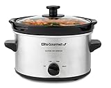 Elite Gourmet MST-275XS Schongarer, elektrisch, oval, einstellbare Temperatur, Vorspeisen,...