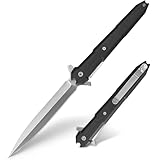 Kryvex Klappmesser Taschenmesser, EDC Einhandmesser, Tanto Klappmesser mit klinge aus...