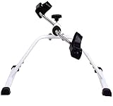 LISHEUK Tragbarer Pedaltrainer, Mini-Heimtrainer, Fußpedal-Fahrradgerät im Sitzen für...