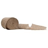 Windhager Jute-Wickelstreifen Jutegewebe Juteband Jute-Wickelstreifen Deko-Band, 10 cm x...
