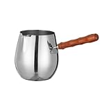 KJBDQQH Türkische Kaffeekanne Türkische Kaffeekanne aus Edelstahl for Erhitzen von...