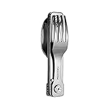 ROXON C1S 3 in 1 Camping Utensils Detachable Cutlery Knife Spoon Frok for...