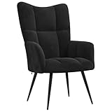vidaXL Relaxsessel, Sessel mit Stahlgestell, Relaxstuhl Polsterstuhl mit Armlehne,...