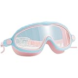 Javoryxh Kinder Schwimmbrille Frosch Resistent Weites Sicht Schwimmen Mit Ohrstöpseln...