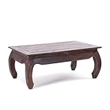 Design OPIUMTISCH East | 100x60x41cm (BxTxH), Mahagoni Recyclingholz | Beistelltisch,...