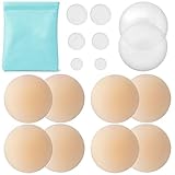 ILLURE® Nippelpads – Damen Nipple Cover [4 Paar] mit Brustwarzenschutz -...