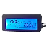Auto-Thermometer Digital,Auto-Thermometer Innentemperatur - Verwendung an das...