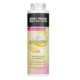 John Frieda Go Blonder Shampoo - Vorteilsgröße: 500 ml - Aufhellend - Haartyp: blond,...