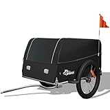 SAMAX Transportanhänger Fahrradanhänger Lastenanhänger Fahrrad Anhänger mit...