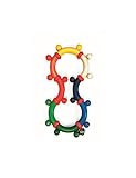 Hess Holzspielzeug 11192 - Motorik-Rassel aus Holz, in Form einer Acht, mit...
