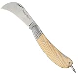 Berry&Bird Hawkbill Pruner Knife, klappbares Taschenmesser, Veredelungsmesser mit...