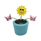 Solar Wackelfigur Blume - Solar Tanzende Blume Solarblume Wackelfigur...