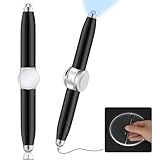 AUAUY 2 Stück Metall Spinning Pen, Fidget Spinner Mit LED-Licht,...