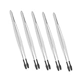 CRILSTYLEO 5 Teiliges Stempelclip Bastelpinzettenset, Edelstahl Stempelpinzette, Wimpern...