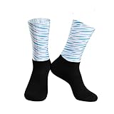 PUQQI Sport-Anti-Socken-Rutsch-Silikon-Nahtlos-Integralform-Fahrradsocken Atmungsaktive...