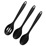 3 x Silikon Kochlöffel Set, Kochlöffel Silikon Set, Hitzebeständige Antihaft...