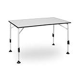 Berger Ivalo 2 Campingtisch 115x70cm | Klapptisch höhenverstellbar Alu Camping Tisch...