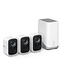 eufy Security eufyCam S300 3C, Überwachungskamera aussen, 4K kabellose...
