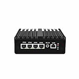 PcZinophyte N100 Firewall Router Upgraded Version Fanless Mini PC 4xi226-V 2.6G Solid...