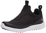 PUMA Damen Laguna Fusion Slip-on Golfschuhe, Schwarz/Silber, 40 EU