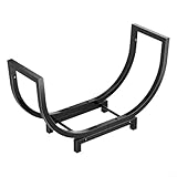 CNANRNANC Kaminholzregal Metall, Brennholzregal Feuerholzregal mit stabilem Sockel &...