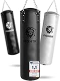 FIGHTR® Boxsack gefüllt/ungefüllt - extrem robust & langlebig | Boxsack Set...