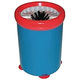 Jantex Manueller Gläserspüler für die Spüle, Blau und Rot, Größe: 180 (H) x 140...