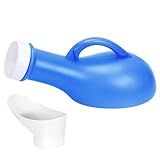 Urinflaschen für Männer Frauen Kunststoff Urinflasche Deckel Pinkelflasche 1000ml Urin...