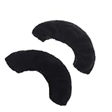 SOPOTUTU Elastische Samtige Eislaufschuhüberzüge Schwarz Weiche Hockey Skate Covers...
