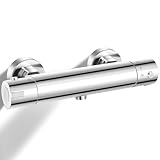 Llizuia Duscharmatur mit Thermostat, Mischbatterie Dusche für Aufputz mit 38°C...