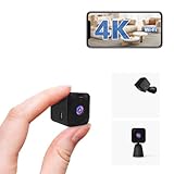 AOBOCAM Mini Kamera, 4K HD WLAN (2.4GHz) Überwachungskamera Innen Live...