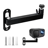 mimzemamz Beamer Halterung Wand Projector Stand, Beamer Wandhalterung Verstellbare 360°...