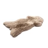 Decorating Sheepskins Premium Merino Lammfell Echt Beige 110-120cm, geruchlos, Schaffell...