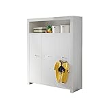 trendteam smart living - Olivia - Kleiderschrank - Weiß - Schrank fürs Baby-...