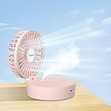 Handventilator,Tragbarer Mini Ventilator mit Kühlen Nebel und Aufladbarem...
