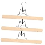 OKUMEYR 3 STK Rockaufhänger Aus Holz Kleiderständer Hosenbügel Aus Holz Rock Hängende...